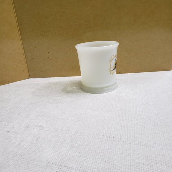 Avon Coffee Cup Collectible Locomotive Milk Glass Shaving Mug Train Vintage - Picture 2 of 12